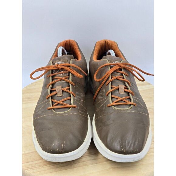 FootJoy Men's Contour Series Casual Golf Shoes Brown/Orange Sz 13M 54054 - Picture 3 of 11